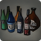 Set of Liquor Bottles